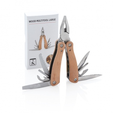 Logotrade Logogeschenke das Foto: Holz Multitool