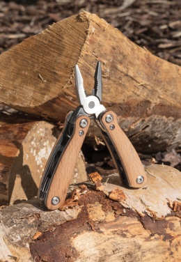 Logotrade werbemittel das Foto: Holz Mini-Multitool