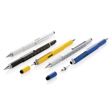 Logotrade Werbegeschenke das Foto: 5-in-1 Aluminium Tool-Stift