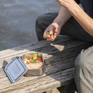 Logotrade Werbegeschenke das Foto: Auslaufsichere Lunchbox aus RCS recyceltem Stainless Steel