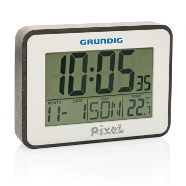 Logotrade Werbegeschenke das Foto: Grundig Thermometer, Wecker und Kalender