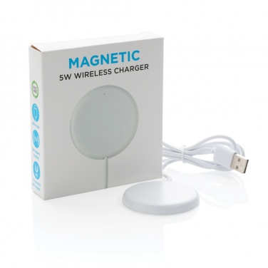 Logotrade Logogeschenke das Foto: 5W magnetischer Wireless Charger