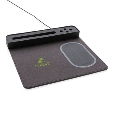 Logotrade Firmengeschenke das Foto: Air Mousepad mit 5W Wireless Charger und USB