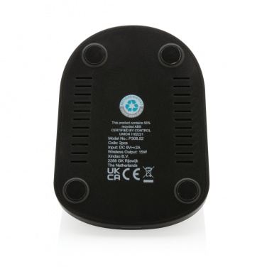 : 15W Wireless Ladehalter aus RCS recyceltem Kunststoff