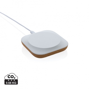 : Oregon Wireless-Charger aus RCS recyc. Kunststoff & Kork