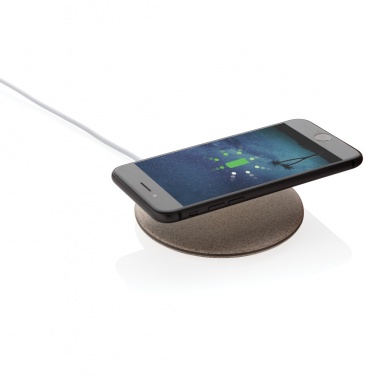 Logotrade werbemittel das Foto: 5W Weizenstroh Wireless Charger