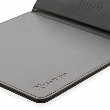 Logotrade Geschäftsgeschenke das Foto: Mousepad mit Wireless-5W-Charging Funktion