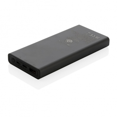 Logotrade Werbeartikel das Foto: Terra RCS recycelte 18W-Aluminium-Powerbank 10.000mAh