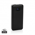 Gridley 20.000mAh 65W Laptop Powerbank aus RCS rPlastik, Schwarz