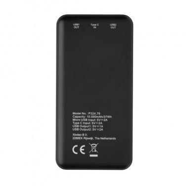 Logotrade Werbegeschenke das Foto: High Density 10.000 mAh Pocket Powerbank