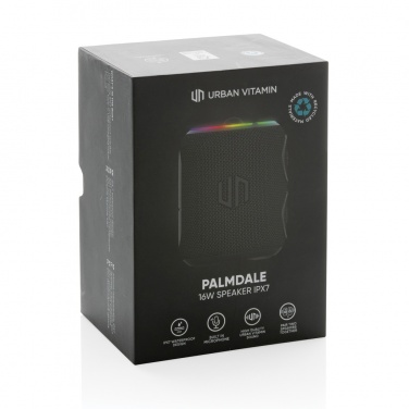 Logotrade Firmengeschenke das Foto: Urban Vitamin Palmdale 16W IPX 7 Speaker aus RCS rPlastik