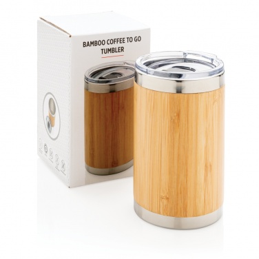 Logotrade Werbeartikel das Foto: Bambus Coffee-To-Go Becher