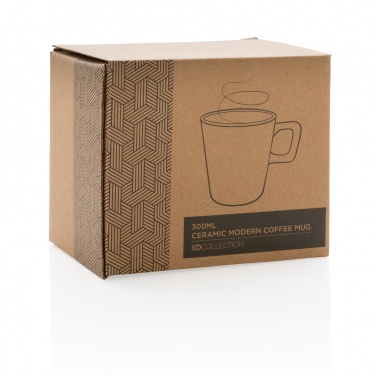 Logotrade werbemittel das Foto: Moderne Keramik Kaffeetasse, 300ml