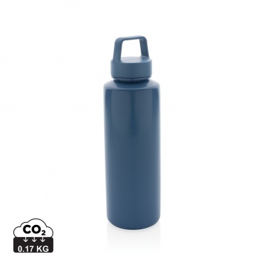 Logotrade Logogeschenke das Foto: Wasserflasche mit Henkel aus RCS rPP