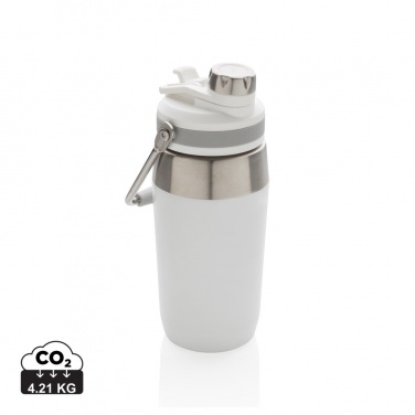 Logotrade Geschäftsgeschenke das Foto: 500ml Vakuum StainlessSteel Flasche mit Dual-Deckel-Funktion