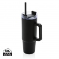 Tana Becher aus RCS recyceltem Kunststoff mit Griff 900ml, Schwarz