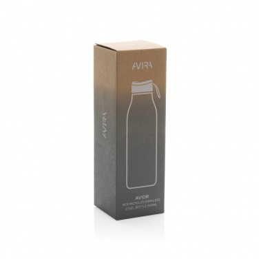 Logotrade Werbegeschenke das Foto: Avira Avior RCS recycelte Stainless-Steel Flasche 500ml