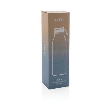 Logotrade werbemittel das Foto: Avira Avior RCS recycelte Stainless-Steel Flasche 1L