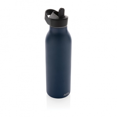 Logotrade Werbeartikel das Foto: Avira Ara RCS Re-Steel Fliptop Wasserflasche 500ml