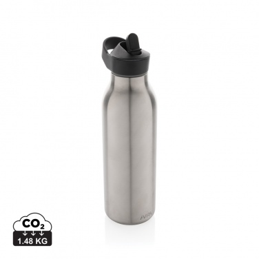 Logotrade Geschäftsgeschenke das Foto: Avira Ara RCS Re-Steel Fliptop Wasserflasche 500ml