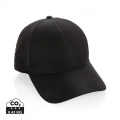 Impact AWARE™ rPET 6-Panel-Sportkappe, Schwarz