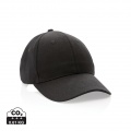 Impact 6 Panel Kappe aus 280gr rCotton mit AWARE™ Tracer, Schwarz