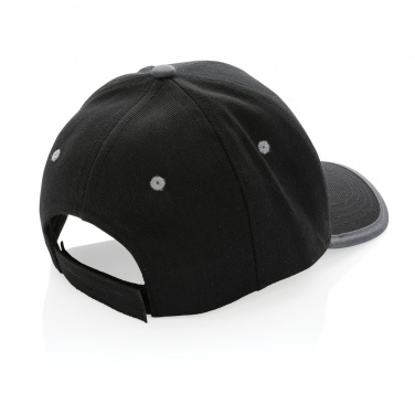 Logotrade Firmengeschenke das Foto: Impact AWARE™ 280gr Brushed rCotton 6 Panel Kontrast-Cap