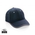 Impact AWARE™ 280gr Brushed rCotton 6 Panel Kontrast-Cap, Marine