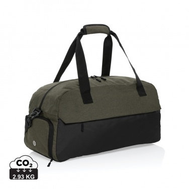 Logotrade Werbegeschenke das Foto: Kazu AWARE™ RPET Weekend-Duffel-Bag