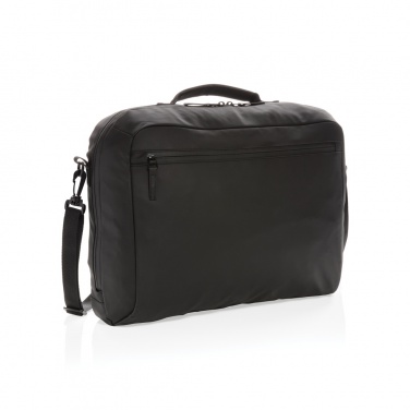 Logotrade Geschäftsgeschenke das Foto: Fashion schwarze 15,6" Laptoptasche, PVC-frei