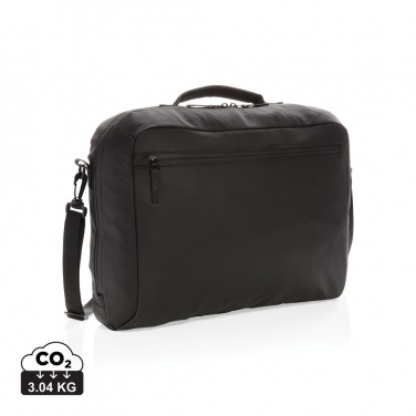 Logotrade Logogeschenke das Foto: Fashion schwarze 15,6" Laptoptasche, PVC-frei