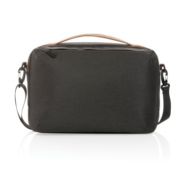 Logotrade Firmengeschenke das Foto: Impact AWARE™ 300D Two-Tone Deluxe 15.6" Laptop-Tasche