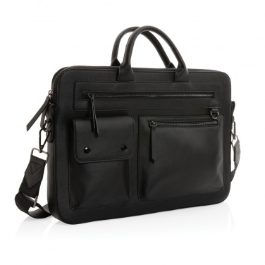 Logotrade Werbeartikel das Foto: Swiss Peak 14" Laptoptasche aus GRS recyceltem PU