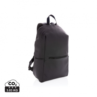 Logotrade Werbeartikel das Foto: Schicker PU 15.6" Laptop-Rucksack