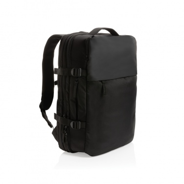 Logotrade Werbegeschenke das Foto: Swiss Peak AWARE™ RPET 15.6" erweiterbarer Wochenendrucksack