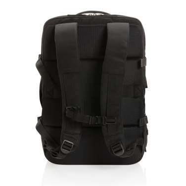 Logotrade Werbegeschenke das Foto: Swiss Peak AWARE™ RPET 15.6" erweiterbarer Wochenendrucksack