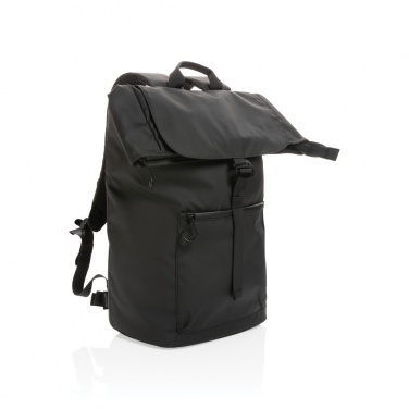 Logotrade Werbeartikel das Foto: Impact AWARE™ RPET wasserabweisender 15.6" Laptop-Rucksack