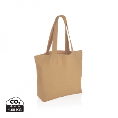 Logotrade Werbegeschenke das Foto: Impact Aware™ 240g/m² rcCanvas Shopper + Tasche, ungefärbt