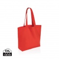 Impact Aware™ 240g/m² rCanvas Shopper mit Tasche, sattes Rot