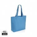 Impact Aware™ 240g/m² rCanvas Shopper mit Tasche, ruhiges Blau