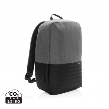 Logotrade Firmengeschenke das Foto: Swiss Peak AWARE™ Anti-Theft-RFID 15.6"-Laptop-Rucksack