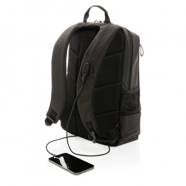 Logotrade Geschäftsgeschenke das Foto: Impact AWARE™ Lima 15.6" RFID Laptop-Rucksack