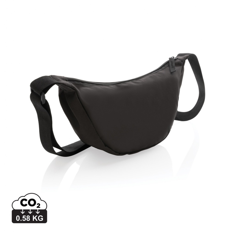 Logotrade Logogeschenke das Foto: Crescent AWARE™ RPET Half-Moon Sling Tasche