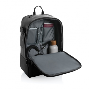 Logotrade Werbeartikel das Foto: Armond AWARE™ RPET 15.6" Deluxe Laptop-Rucksack