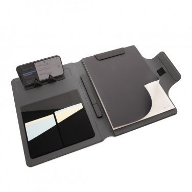 Logotrade Firmengeschenke das Foto: Artic magnetisches 10W Wireless Charging A4 Portfolio