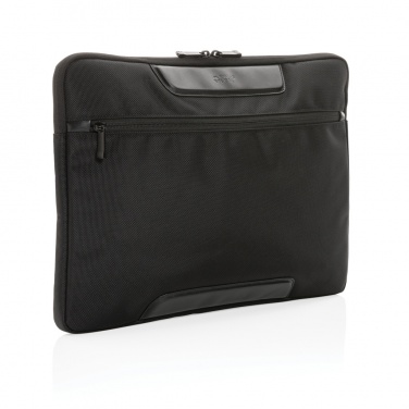 Logotrade Werbeartikel das Foto: Swiss Peak AWARE™ RPET Voyager 15.6" Laptop-Sleeve