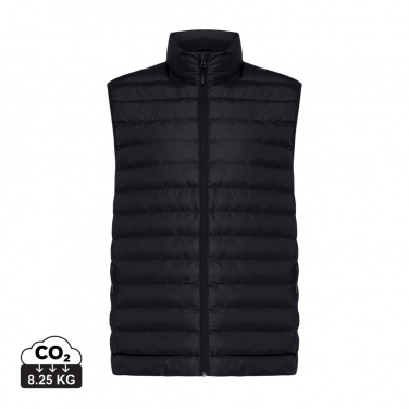 Logotrade Werbegeschenke das Foto: Iqoniq Meru Herren Bodywarmer aus recyceltem Polyester