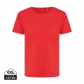 Iqoniq Yala Damen T-Shirt aus recycelter Baumwolle, sattes Rot