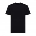 Iqoniq Kakadu relaxed T-Shirt aus recycelter Baumwolle, Schwarz