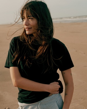 Logotrade Werbeartikel das Foto: Iqoniq Sierra Lightweight T-Shirt aus recycelter Baumwolle